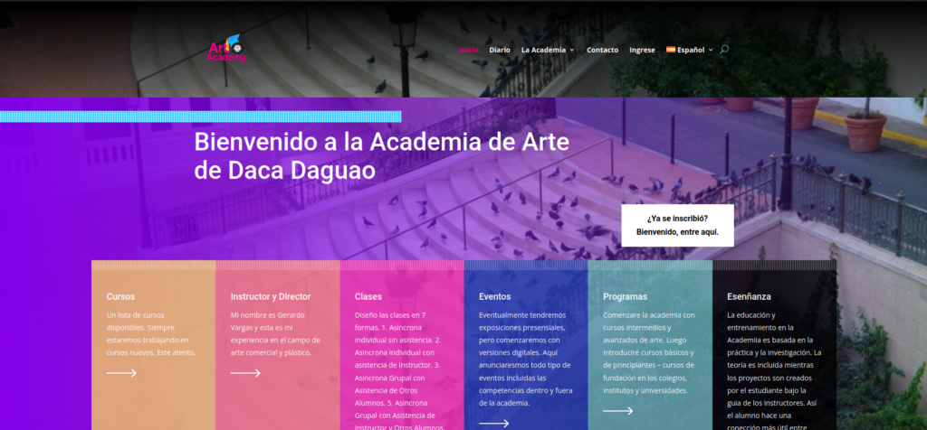 Academia de Arte de Daca Daguao 00 Academia de Arte de Daca Daguao - Captura de Pantalla.